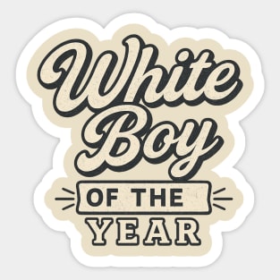 White-Boy-of-the-Year Sticker